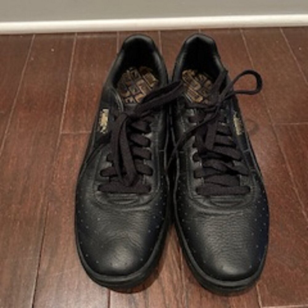 Men's Sneakers Tennis Shoes Puma Black 10.5M Lace Up